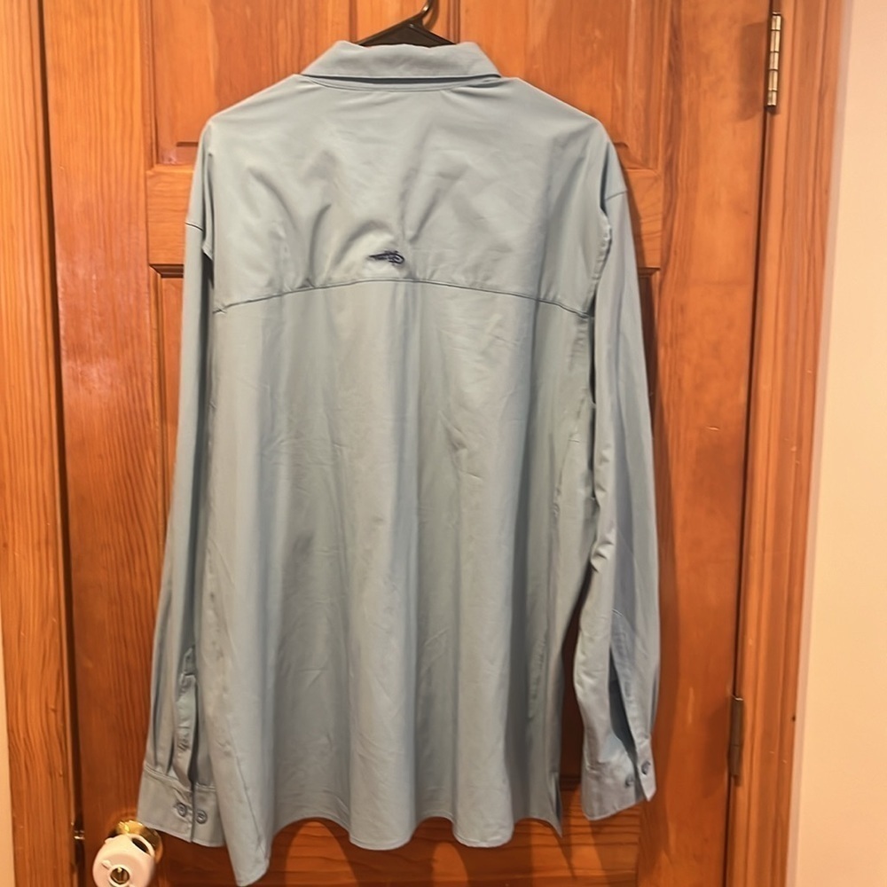 Reel life mens saltwater long sleeve with roll tabs button down size 2Xl. - Picture 3 of 7